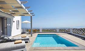 Elegante suite met verwarmd privézwembad 