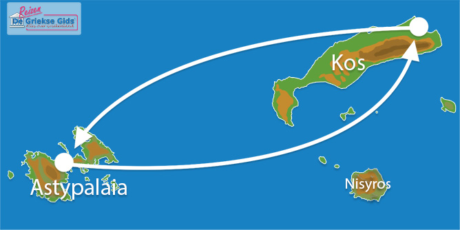 Waar ligt Eilandhoppen Astypalaia Kos?