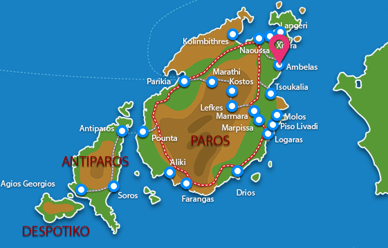 Waar ligt Fyrogenis Palace?