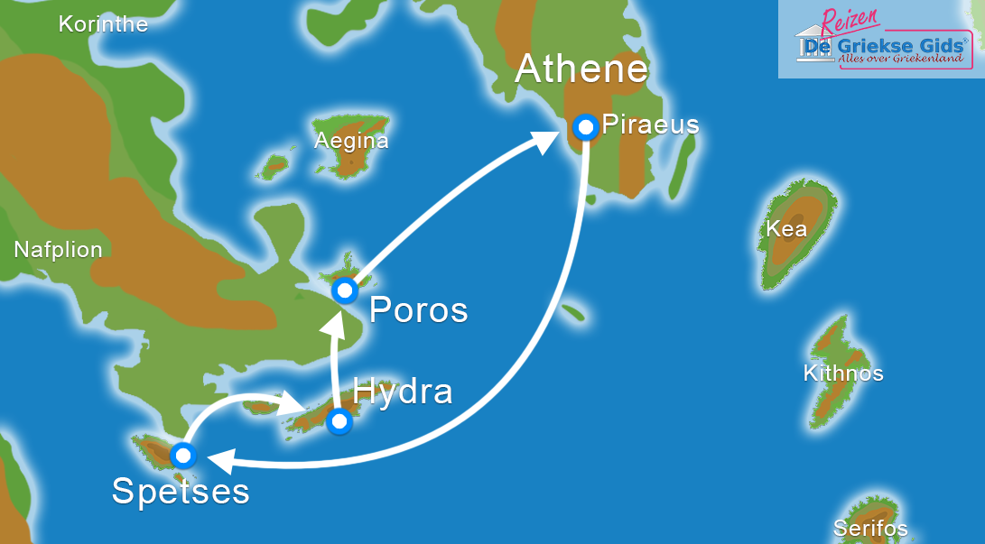 Eilandhoppen Spetses Hydra Poros