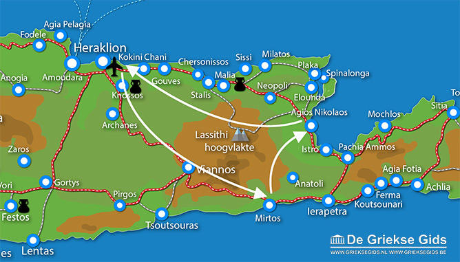 Waar ligt Fly & Drive Agios Nikolaos-Mirtos?