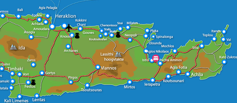 Kaart Anemone Seaside Homes (incl. auto)