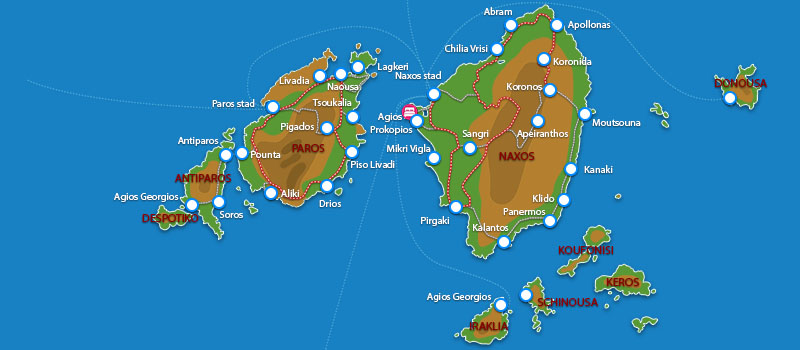 Waar ligt Iliada Villas?