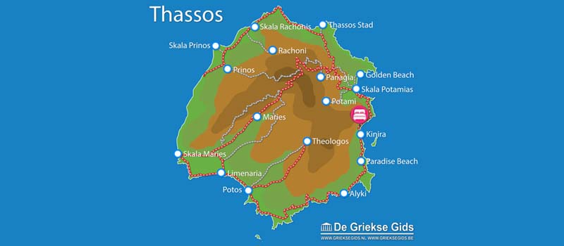 Waar ligt Maranton Beach Hotel (incl. huurauto)?