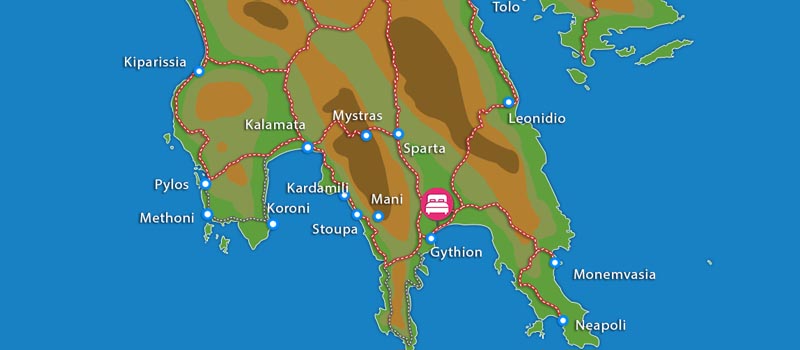 Waar ligt Aktaion Resort (incl. auto)?
